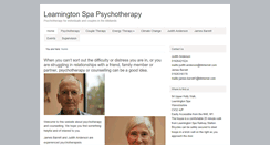 Desktop Screenshot of leamingtonspapsychotherapy.co.uk